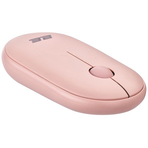 2E Mouse MF300 Silent, WL/BT, pink