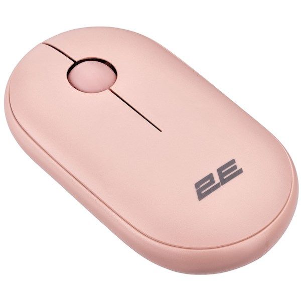 2E Mouse MF300 Silent, WL/BT, pink