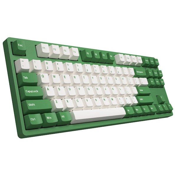 Akko Keyboard  3087 Matcha Red Bean Cherry MX Brown, RU, Green