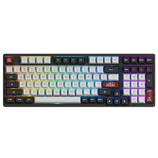Akko Keyboard 3098S RGB Dracula(Hotswappable) CS Silver RGB 6925758616799