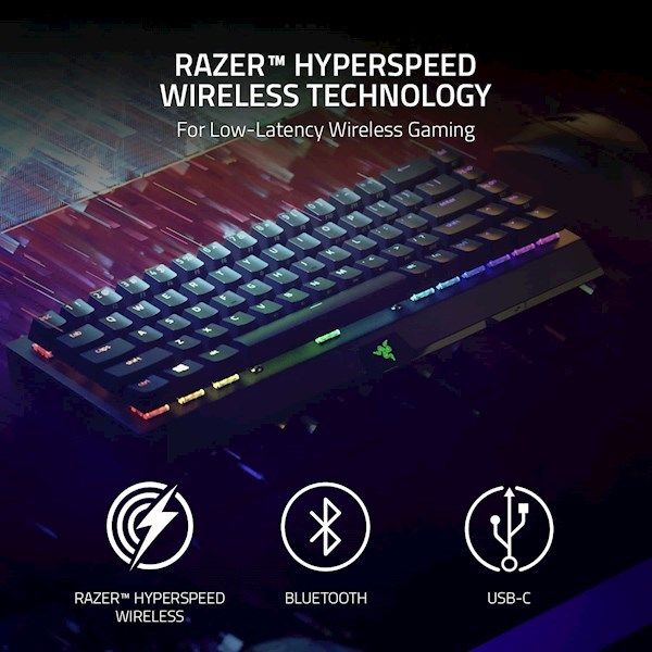 Razer BlackWidow V3 Mini HyperSpeed (Yellow Switch) - US Layout