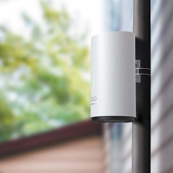 Deco X50-Outdoor(1-pack) , TP-LINK, AX3000 Outdoor/Indoor Mesh Wi-Fi 6 Unit
