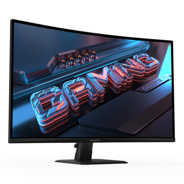 Monitor: Gigabyte GS32QCA 31.5" QHD Curved VA 180Hz 1ms 2xHDMI DP - 20VM0-GS32QCABM-2EKR