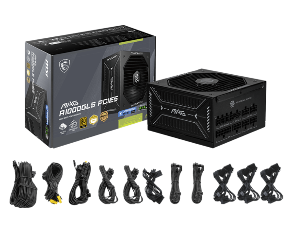 MSI PSU MAG A1000GLS PCIE5