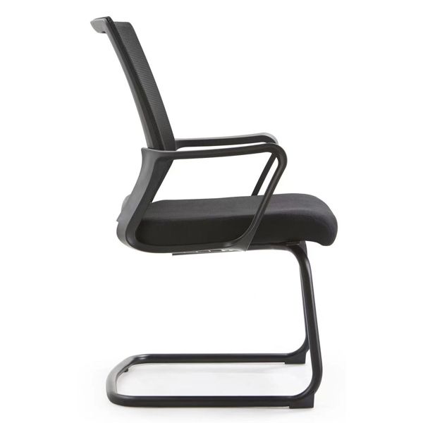 Visitor Chair ALLX MS899C, Visitor Chair, Black