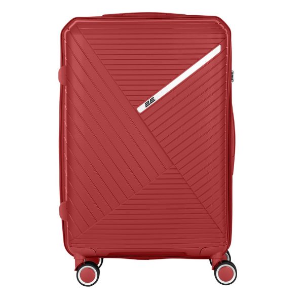 2E TROLLEY LUGGAGE LARGE, RED 49 x 76 x 31CM, 98LITER