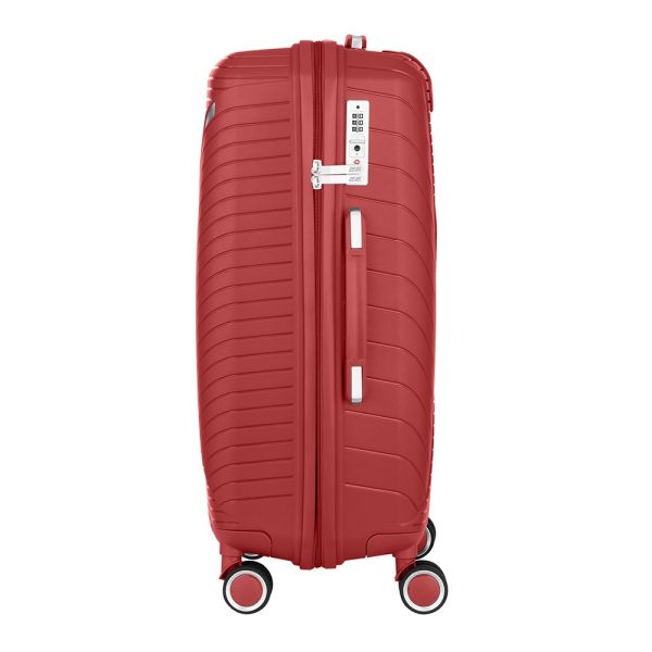 2E TROLLEY LUGGAGE LARGE, RED 49 x 76 x 31CM, 98LITER