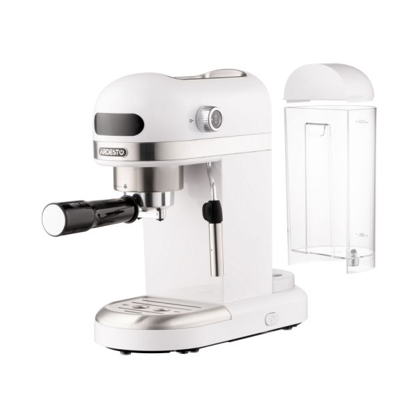 Ardesto Coffe maker  carob YCM-E1500, 1,4L, ground, hand capuchino maker, cup warmer, white