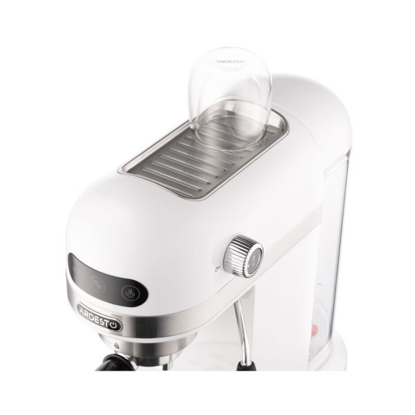 Ardesto Coffe maker  carob YCM-E1500, 1,4L, ground, hand capuchino maker, cup warmer, white