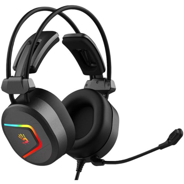 Headphones: A4tech Bloody MC750 ANC RGB Gaming Headset Black