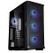Zalman PC case Z10 Plus without PSU, 2xUSB3.0, 1xUSB Type-C, 3x140mm ARGB, 1x120mm ARGB, VGA 395mm, LCS ready, TG Side Panel, EATX, black