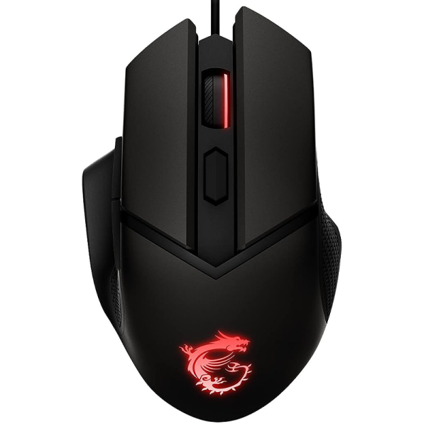 MSI Mouse  GM20 ELITE 1000 Hz / 1 ms / RGB / MAX DPI 6400 / 6 Programmable Buttons S12-0401870-C54