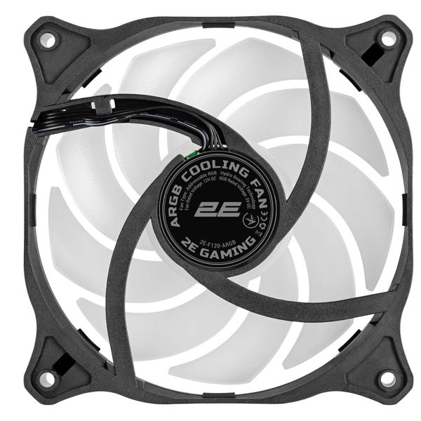 2E Gaming Case fan F120-ARGB, 120mm, 1200rpm, 3pin, 3pin+5VAura, 24dBa