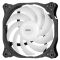 2E Gaming Case fan F120-ARGB, 120mm, 1200rpm, 3pin, 3pin+5VAura, 24dBa