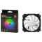 2E Gaming Case fan 2E Gaming Air Cool ACF120PA-ARGB, 120mm, 800-1700rpm, 4pin PWM, + 5V 3pin RGB, 19.4-33.8dBa