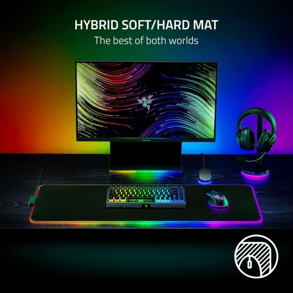 Razer Mouse Pad Strider Chroma RGB XXL (900x370x4mm), black
