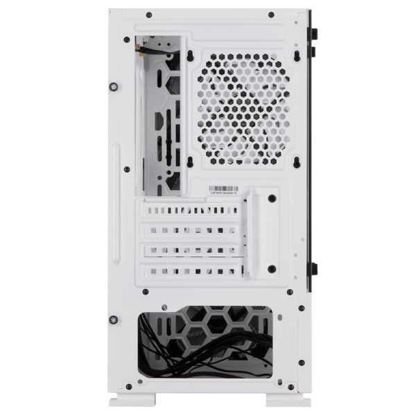 2E Gaming Computer case Calleo GB700W, without PSU, 2xUSB 3.0, 1xUSB 2.0, 4x120mm ARGB, controller with remote, TG Side Window, mATX, White