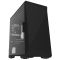 Zalman Computer case Z1 Iceberg, without PSU, 2xUSB3.0, 1xUSB2.0, 3x120mm Black fans, TG Side Panel, mATX, Black