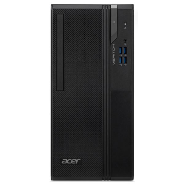 Acer PC Veriton S2690G TWR Intel Core i3-12100, 8GB, F256GB, UMA, kb+m, Lin, black