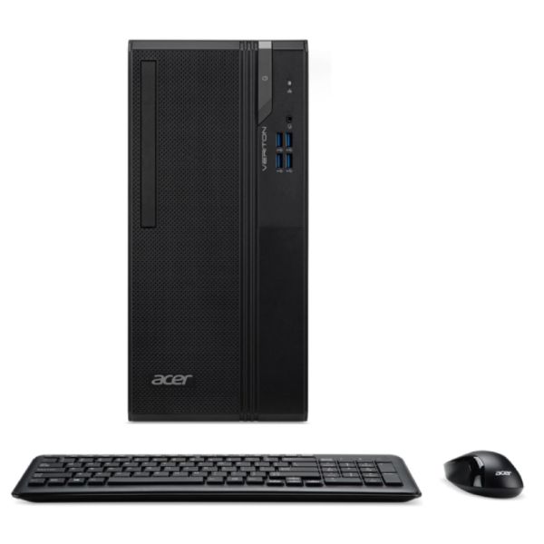 Acer PC Veriton S2690G TWR Intel Core i3-12100, 8GB, F256GB, UMA, kb+m, Lin, black