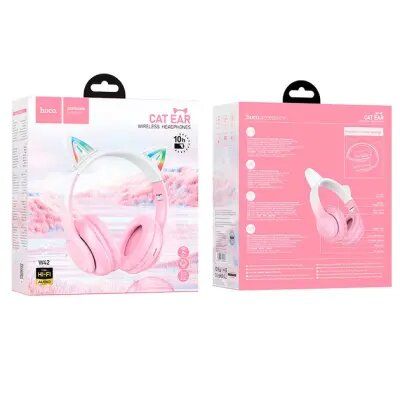 Wireless Headphone/ Hoco/ Hoco W42 Cat ears BT headphones cherry blossom