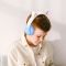 Wireless Headphone/ Hoco/ Hoco W42 Cat ears BT headphones crystal blue