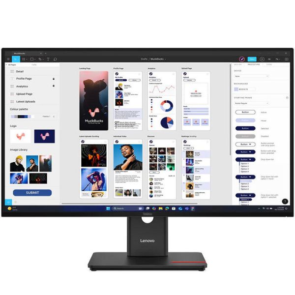 Monitor/ Lenovo/ Lenovo ThinkVision T32UD-40  31.5'' 3840x2160 350 cd/m²  4 ms 60Hz Eclipse Black