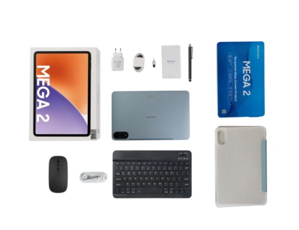 Blackview Mega 2 LTE 11.97' IPS 6GB 256GB Grey with case,pen bt mouse & keyboard