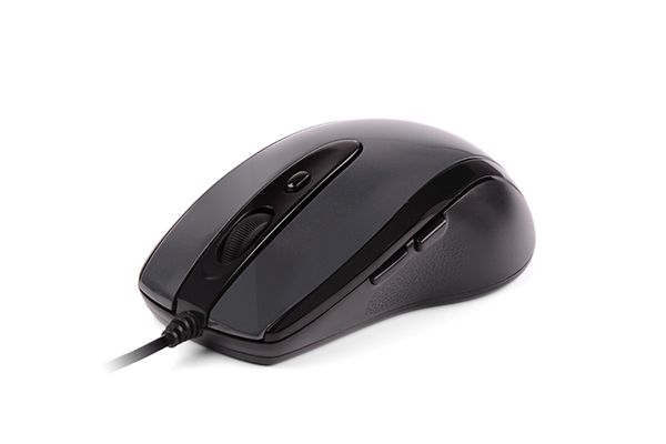 Mouse: A4tech V-Track Padless N-708X Wired Optical Mouse Glossy Grey