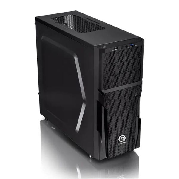 Versa H21, THERMALTAKE, CASE, Black, ATX, 1x120mm Fan, AIO 120mm, air 155mm, GPU 315mm, 3x3.5", USB 3.0x1, USB 2.0x1, Audio+