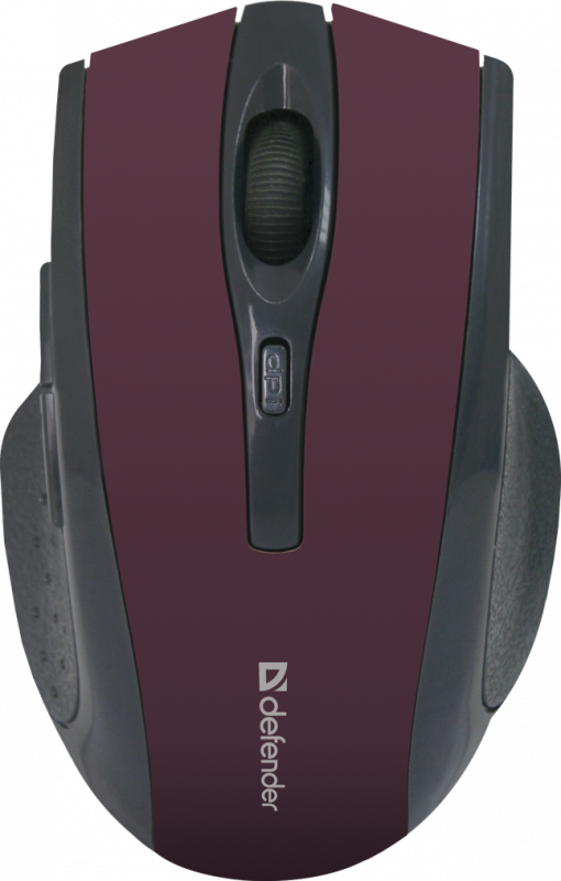 Defender Accura MM-665 red,6 buttons,800-1200 dpi
