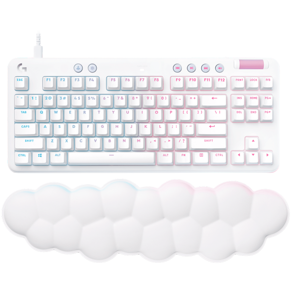 G713, Logitech, Keyboard, Gaming, USB, WHITE.