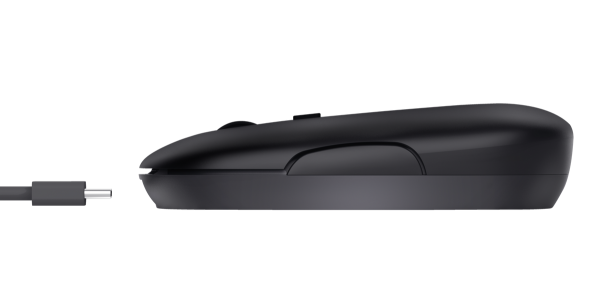 PUCK WRL rechargeable  MOUSE BLK
