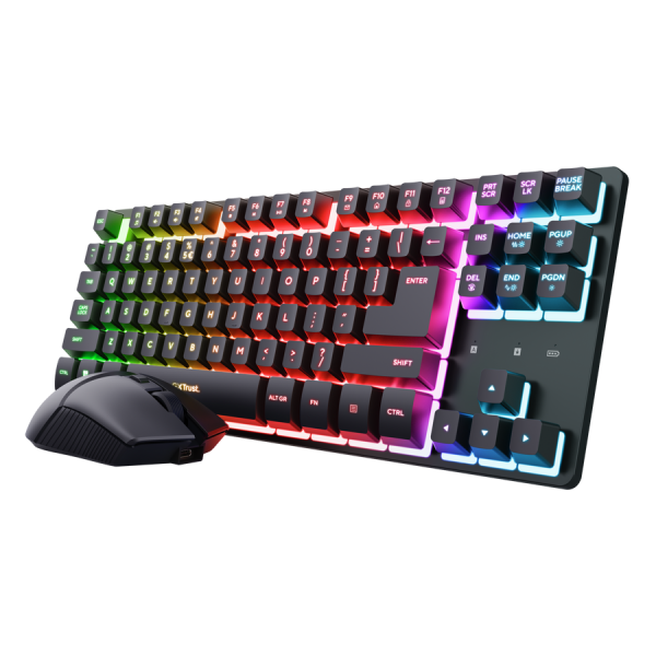 GXT 832 Thado Rechargeable  illuminated  Wireless Keyboard & Mouse - 420 hours playtime
