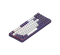 Keyboard/ Dark Project ALU87 Violet - Mechanical Gaming Keyboard (ANSI)