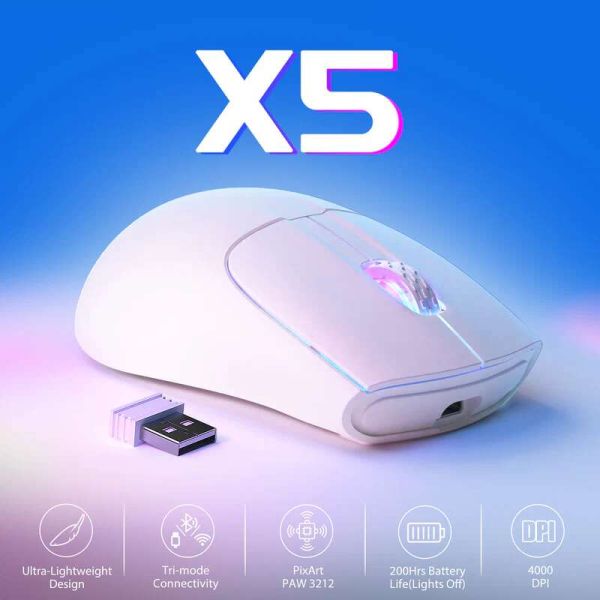 Attack shark X5 White