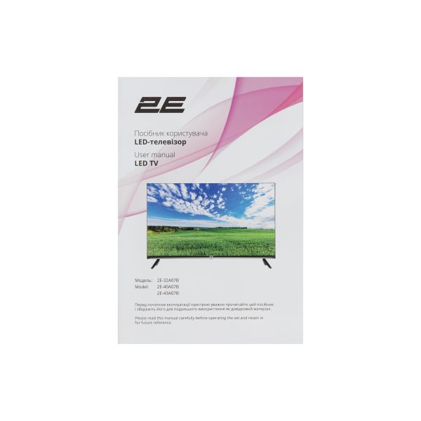 TV Set 43" 2E LED FHD 60Hz Smart Android Black