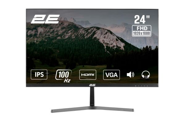 Monitor 2E 23.8" D2425B D-Sub, HDMI, MM, IPS, 100Hz, FreeSync