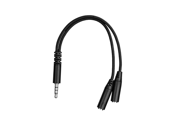 2E GAMING Headset HG330, mini-jack/dual 3.5mm, RGB, 2m, black