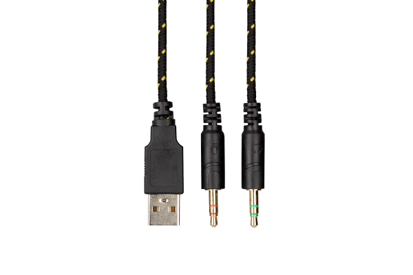 2E GAMING Headset HG340 RGB 3.5mm Yellow
