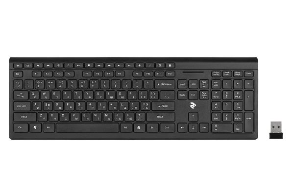 Keyboard 2E KS210 Slim WL Black