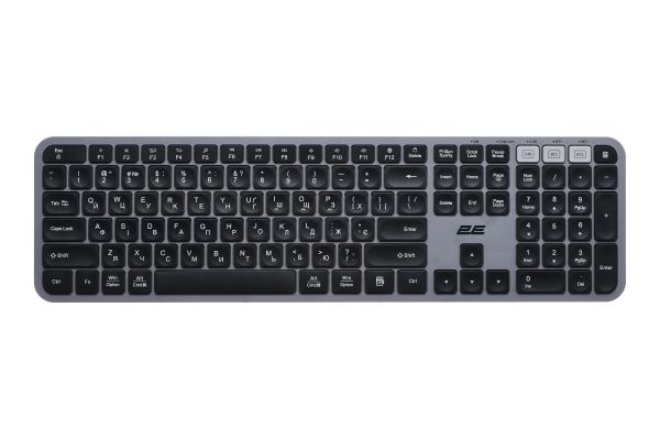 2E Combo keyboard and mouse MK440 WL/BT, EN/UK, grey-black