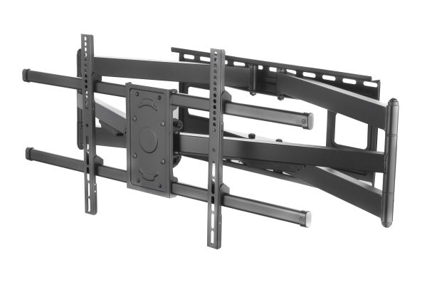 Tilt-swivel TV mount 43-90" 2E Godkokma, extension 1m