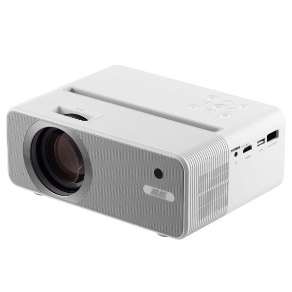 Projector 2E Deimos FHD, 200 lm, LED, 1.57, WiFi