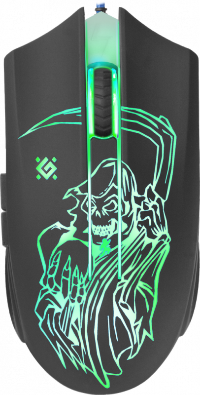 Defender Ghost GM-190L black,6 buttons, 3200dpi