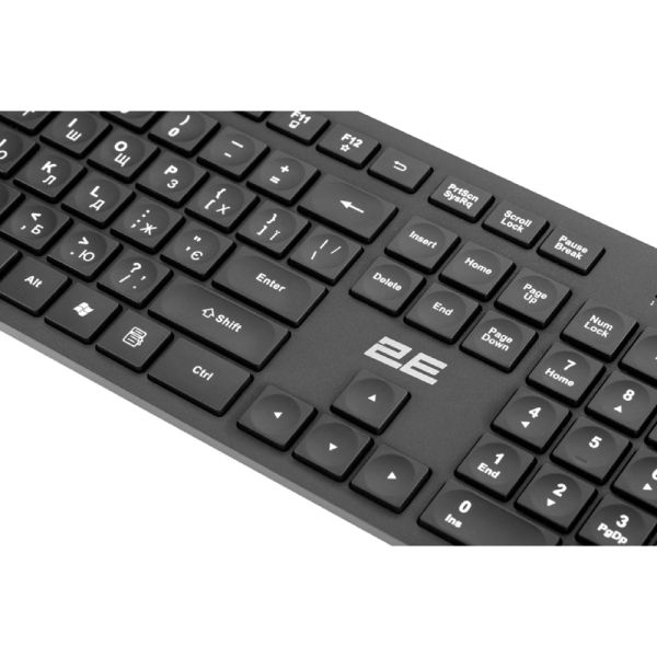 2E Keyboard membrane KS260 106key, WL, EN/UK, black