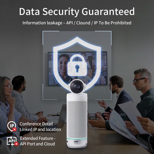 Conference Camera Kandao MT0623 Meeting S, 180° All In One, FHD, USB-C, USB-A, HDMI, Wi-Fi, BT, Conference Camera, White