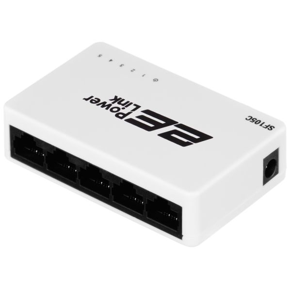 2E PowerLink Switch SF105C 5xFE, Unmanaged