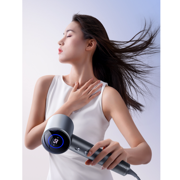 Hair Dryer ALLX AXH-015P, 1600W, High Speed Hair Dryer, Negative Ionic, Turbo, Purple
