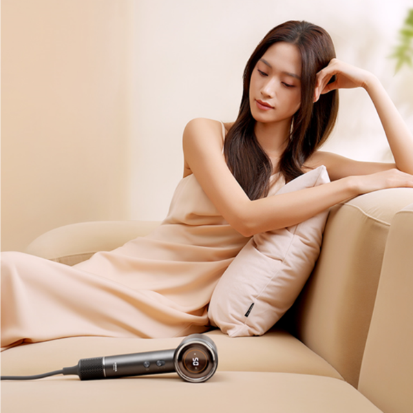 Hair Dryer ALLX AXH-015P, 1600W, High Speed Hair Dryer, Negative Ionic, Turbo, Purple